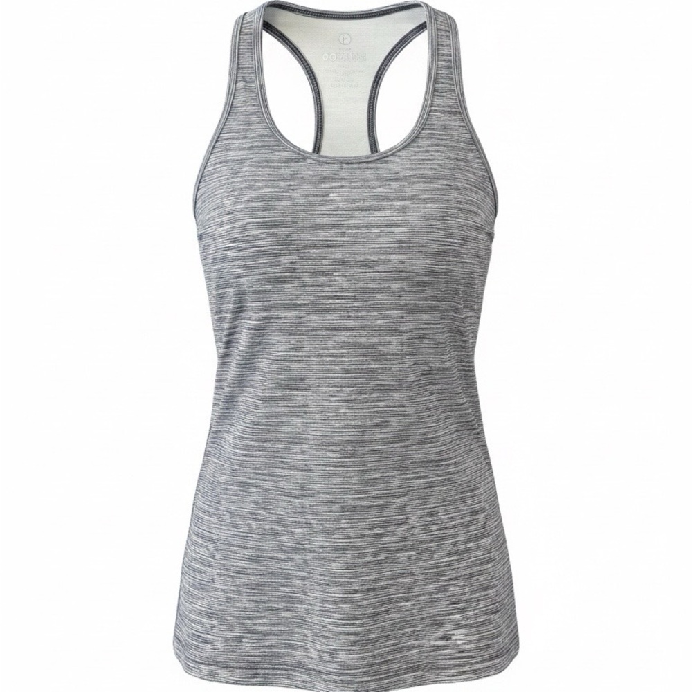 90 Degree By Reflex Gray Space-Dye Racerback Tank